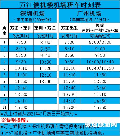 广州机场专线大巴线路图（2021年广州机场大巴时刻表及票价）